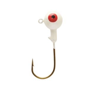 Eagle Claw Ball Head Jigs 1/16oz 10ok White